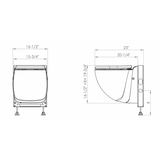 Saniflo Sanicompact Comfort Wall Hung Toilet With Built-in Macerator - 020